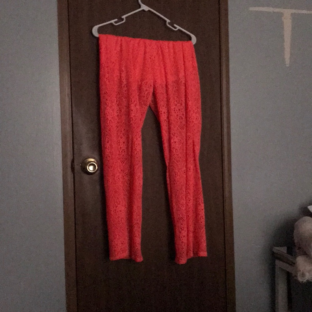 Puffy see through pants/w shorts